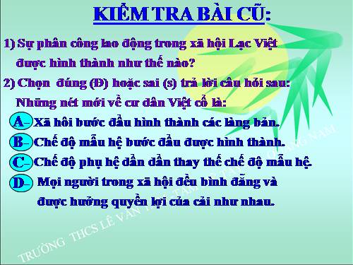 Bài 12. Nước Văn Lang