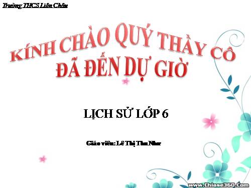 Bài 1. Sơ lược về môn Lịch sử