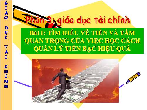 giáo dục tài chính bài 1