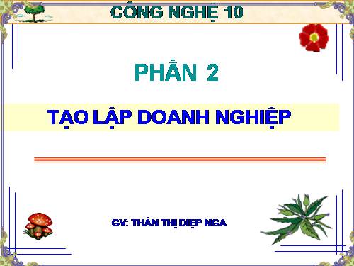 Bài 53. Xác định kế hoạch kinh doanh