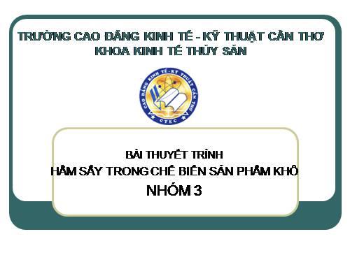 Hầm sấy