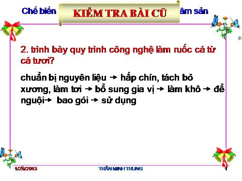 Bài 48. Chế biến sản phẩm cây công nghiệp và lâm sản