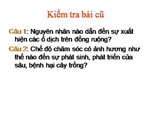 Bài 17. Phòng trừ tổng hợp dịch hại cây trồng