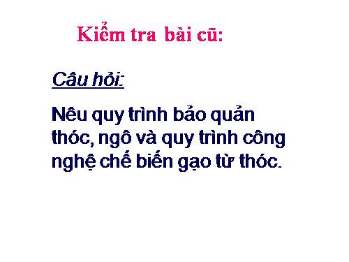 Bài 48. Chế biến sản phẩm cây công nghiệp và lâm sản