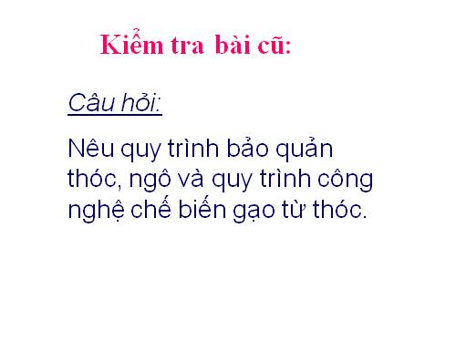 Bài 48. Chế biến sản phẩm cây công nghiệp và lâm sản