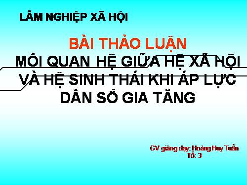 lâm nghiệp xã hội