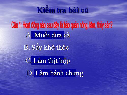 Bài 41. Bảo quản hạt, củ làm giống