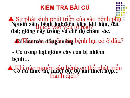 Bài 17. Phòng trừ tổng hợp dịch hại cây trồng