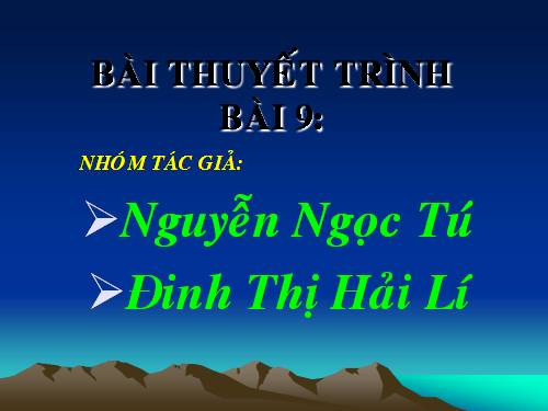 Bài 9. Biện pháp cải tạo và sử dụng đất xám bạc màu, đất xói mòn mạnh trơ sỏi đá