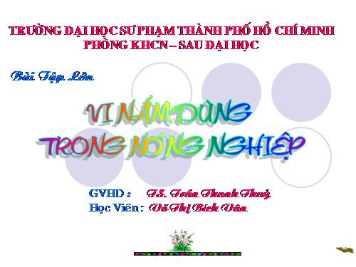 tham khao- nấm trong BVTV