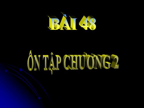 ôn tập chương 1