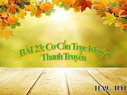 Bài 23. Cơ cấu trục khuỷu thanh truyền