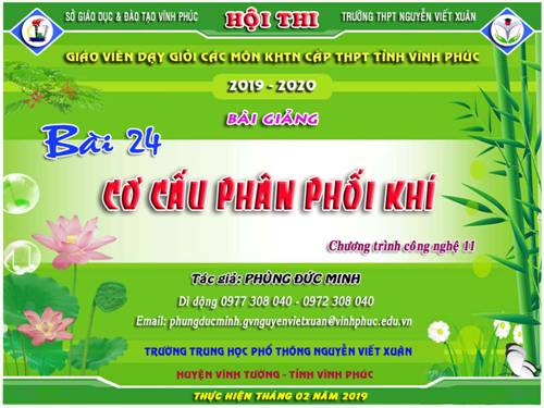 Bài 24. Cơ cấu phân phối khí