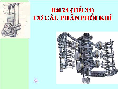 Bài 24. Cơ cấu phân phối khí