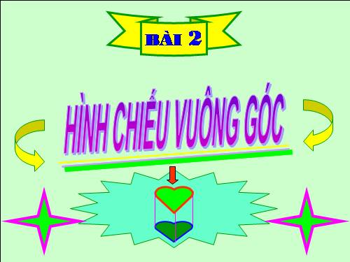 Bài 2. Hình chiếu vuông góc