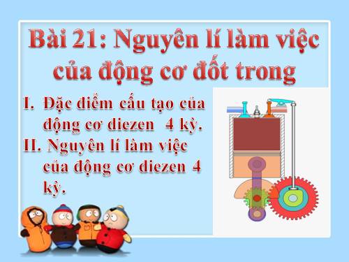 Bài 21. Nguyên lí làm việc của động cơ đốt trong