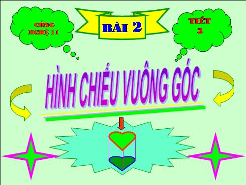 Bài 2. Hình chiếu vuông góc