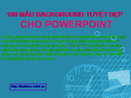 Background đẹp cho powerpoint