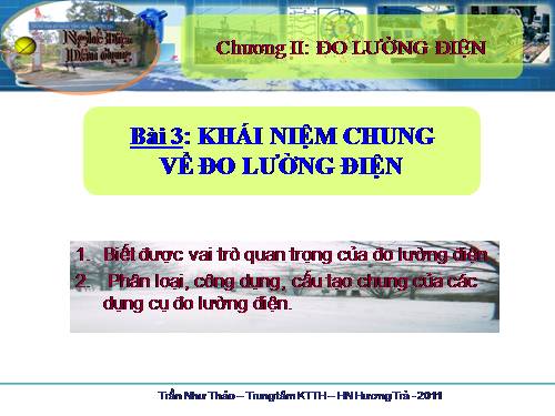 khái niệm về đo lường