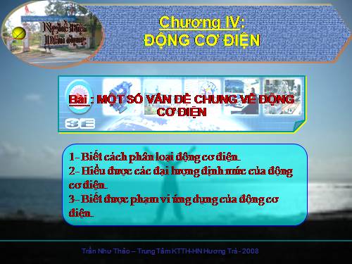 Bài 14: Động cơ điện 1 pha