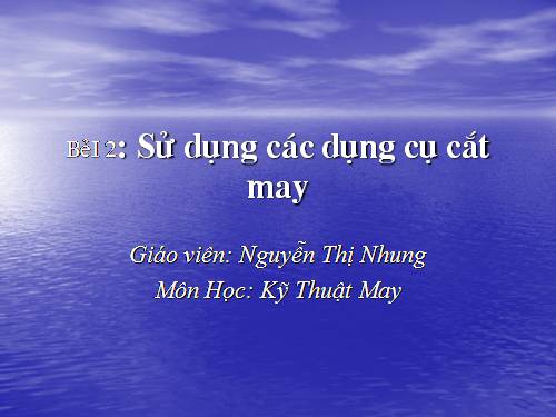 Dụng cụ may