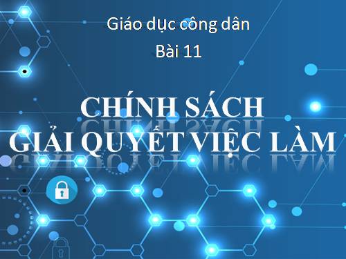 Bài 11. Chính sách dân số và giải quyết việc làm