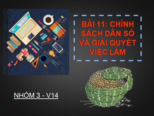 Bài 11. Chính sách dân số và giải quyết việc làm