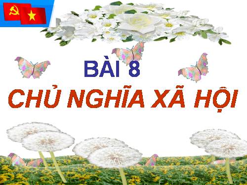 Bài 8. Chủ nghĩa xã hội