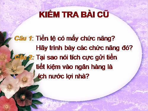 Bài 2. Hàng hoá - tiền tệ - thị trường