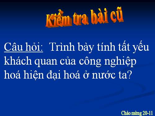 Bài 6. Công nghiệp hoá, hiện đại hoá đất nước