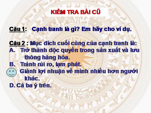 Bài 5. Cung - cầu trong sản xuất và lưu thông hàng hoá