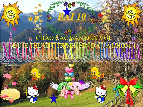 Bài 10. Nền dân chủ xã hội chủ nghĩa