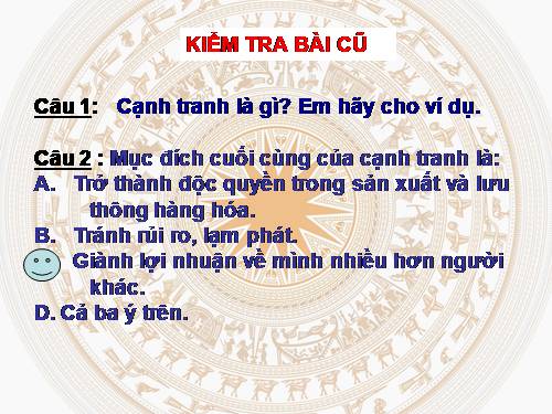 Bài 5. Cung - cầu trong sản xuất và lưu thông hàng hoá