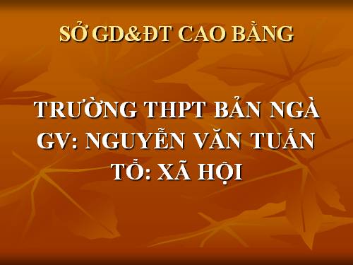 Bài 15. Chính sách đối ngoại