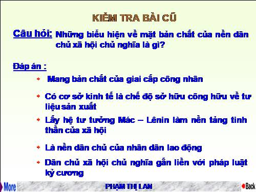 Bài 10. Nền dân chủ xã hội chủ nghĩa