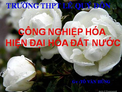 Bài 6. Công nghiệp hoá, hiện đại hoá đất nước