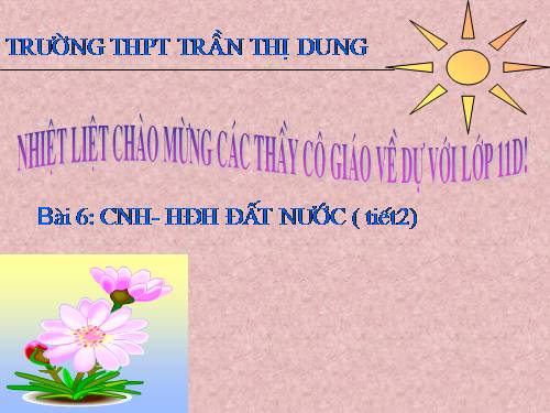 Bài 6. Công nghiệp hoá, hiện đại hoá đất nước