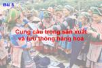 Bài 5. Cung - cầu trong sản xuất và lưu thông hàng hoá