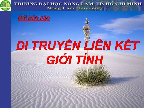 Bài 15. Di truyền liên kết với giới tính