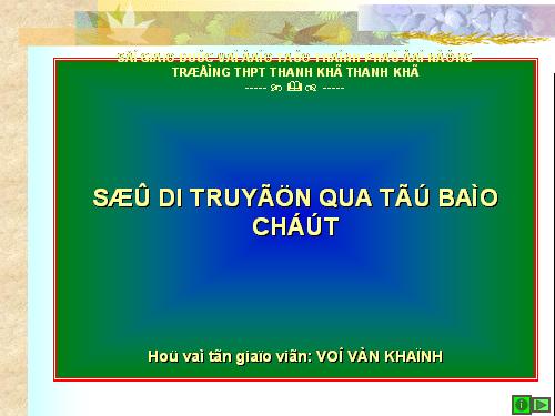 Bài 1. Gen, mã di truyền và quá trình nhân đôi của ADN