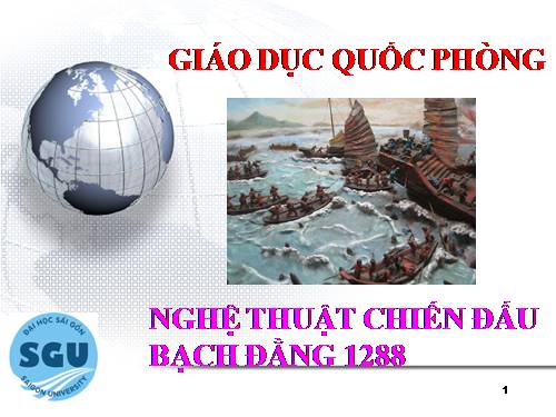 Trận Bạch Đằng trong trận chiến đánh nhà nguyên