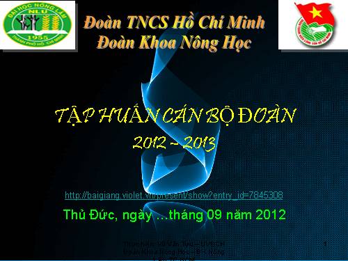 GD HN:TL tập huấn kỹ năng CB Đoàn- HộiLHTNVN