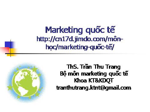 GD HN: Tài liệu các môn kinh tế & QHKT quốc tế