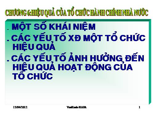 GD HN:  Quản lý nhà nước & PTTC HCNN- p2