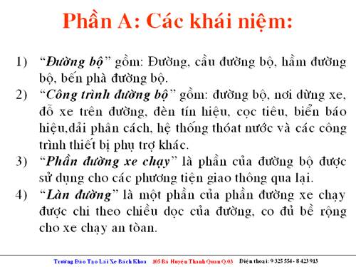 GD CD: Tài liệu học lái xe ô tô