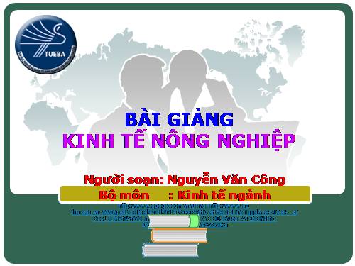 GD HN: ST BG kinh tế nông nghiệp