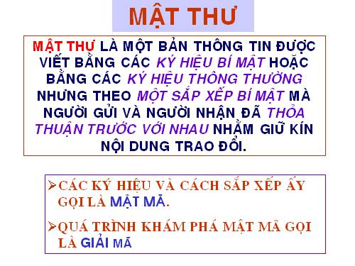 Mật thư