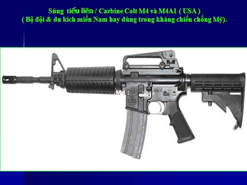 QPAN: STGT về súng tiểu liên Carbin M4.