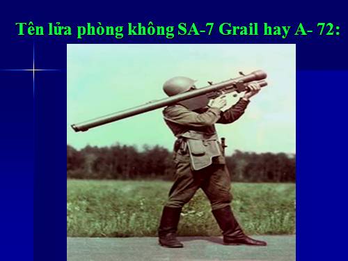 QPAN: STGT tên lửa phòng không SA- 7