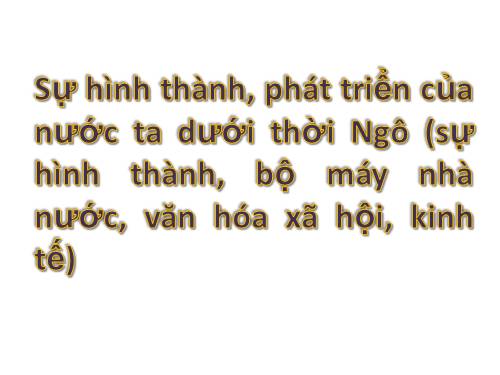 TN-XH sử